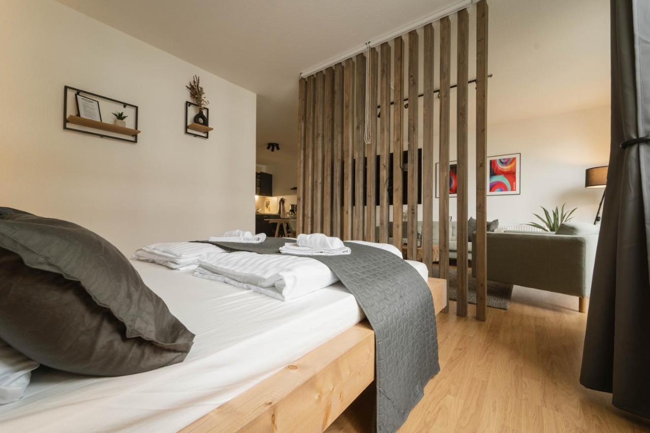 Raum921 - Stilvolles Apartment - Wlan, Tiefgarage, Kueche, Netflix Magdeburg Zewnętrze zdjęcie